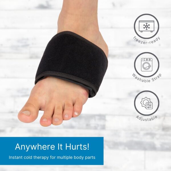 NatraCure Reusable Ice Wraps for Foot Pain Relief & Swelling - Image 4